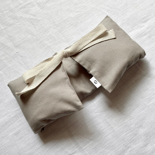 首・肩用》紐付き 米ぬか玄米カイロ（選べるハーブ）肩こりさん、頭痛