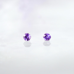 agete ピアス アメジスト　天然石 agete ピアス アメジスト 天然石 K10アメジストピアス｜ピアス