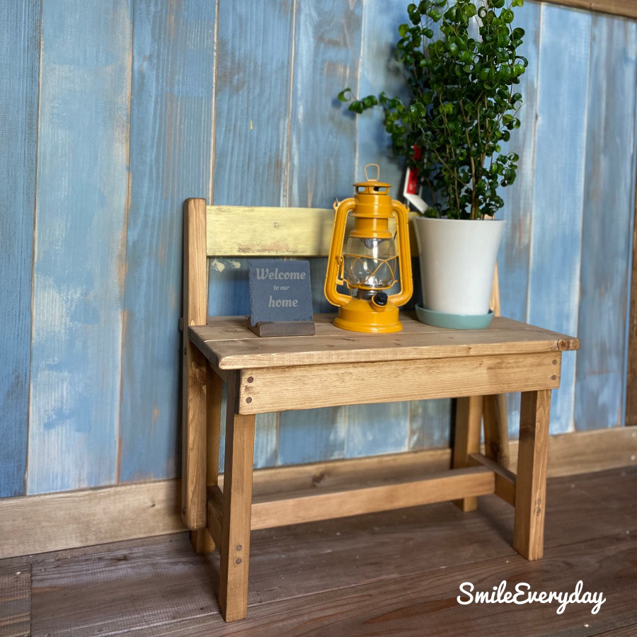 ウッドベンチ　椅子　カフェ mason old