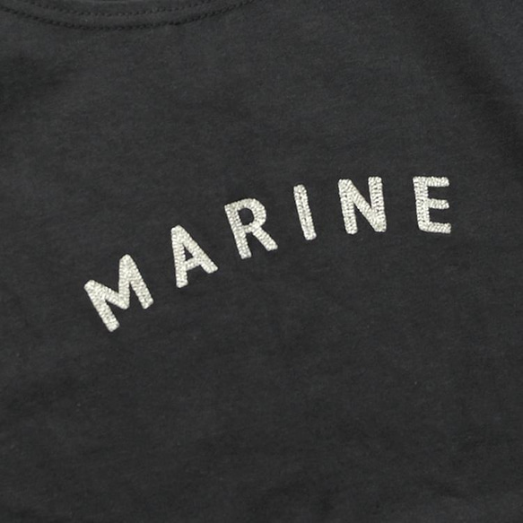 ✨30％OFF✨MARINE ロゴ刺繍 Tシャツ denicher DC221521 デニシェ カットソー 半袖 9枚目の画像