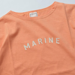 ✨30％OFF✨MARINE ロゴ刺繍 Tシャツ denicher DC221521 デニシェ カットソー 半袖 6枚目の画像