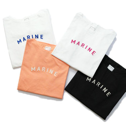 ✨30％OFF✨MARINE ロゴ刺繍 Tシャツ denicher DC221521 デニシェ カットソー 半袖 10枚目の画像