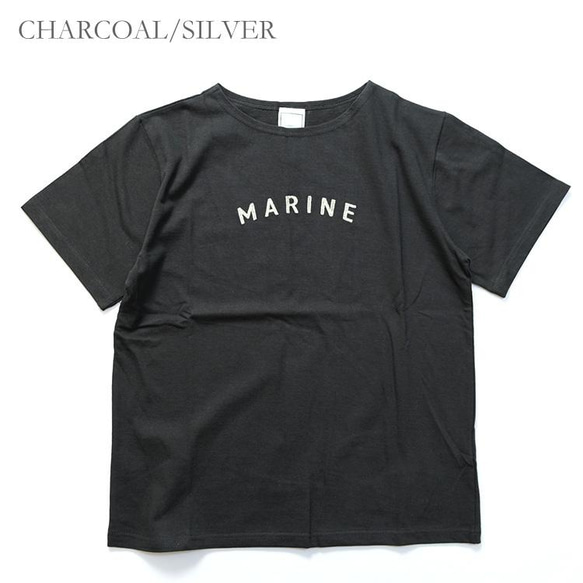 ✨30％OFF✨MARINE ロゴ刺繍 Tシャツ denicher DC221521 デニシェ カットソー 半袖 15枚目の画像