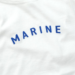✨30％OFF✨MARINE ロゴ刺繍 Tシャツ denicher DC221521 デニシェ カットソー 半袖 8枚目の画像