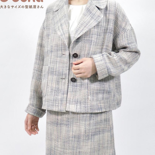 中古品】WWS 大人のBizテーラードジャケット ビターグレー Mサイズ Biz