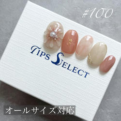 ニュアンスネイル ぷっくり ミラー フレンチ ネイルチップ