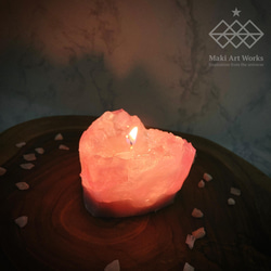 April / Birthstone candle《Morganite》 2枚目の画像