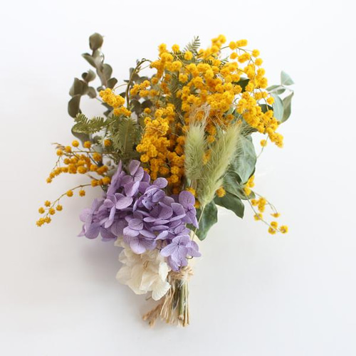 4.ミモザブーケスワッグ