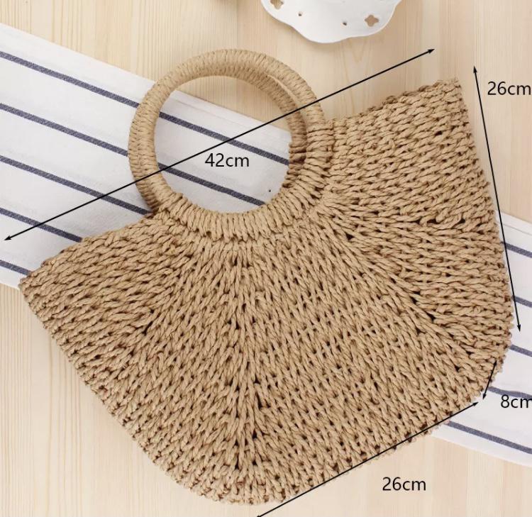 大きいリボンがかわいい♡カゴ風バッグ　サンドベージュ　My name bag カゴバッグ　リボンバッグ