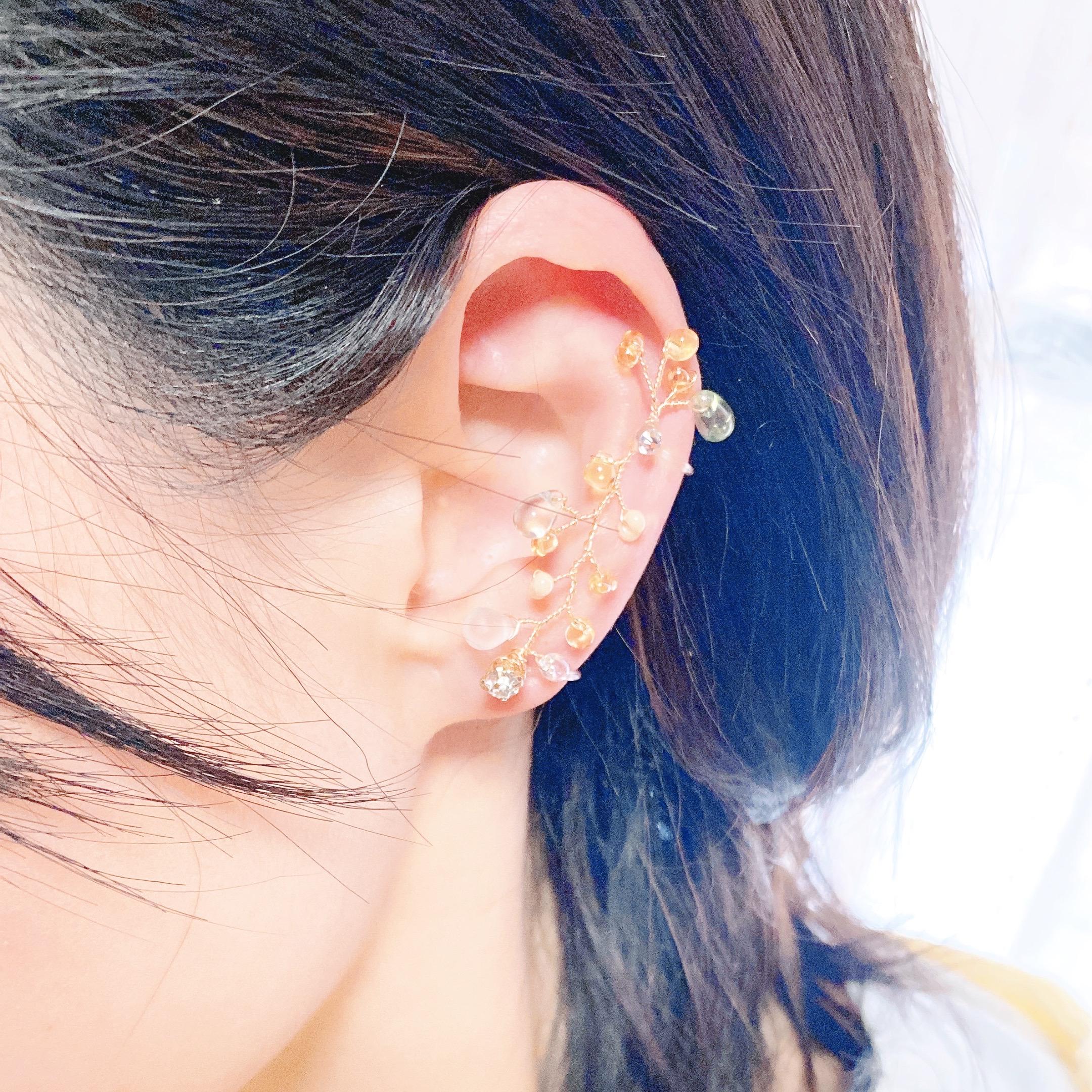 yurina様 本物花 イヤーカフ ピアス イヤリング アクセサリー 本物花 イヤリング ピアス イヤーカフ アクセサリー yurina様