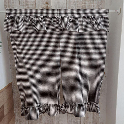 カントリー タッセル付きのれん カーテン sakurakocian 通販 13753111