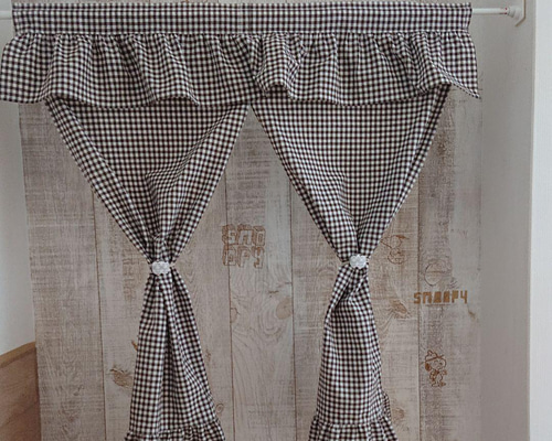 カントリー タッセル付きのれん カーテン sakurakocian 通販 13753111