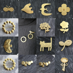 数量限定 ✨ 選べるペアブローチ ~ hokuou motif broach 1枚目の画像