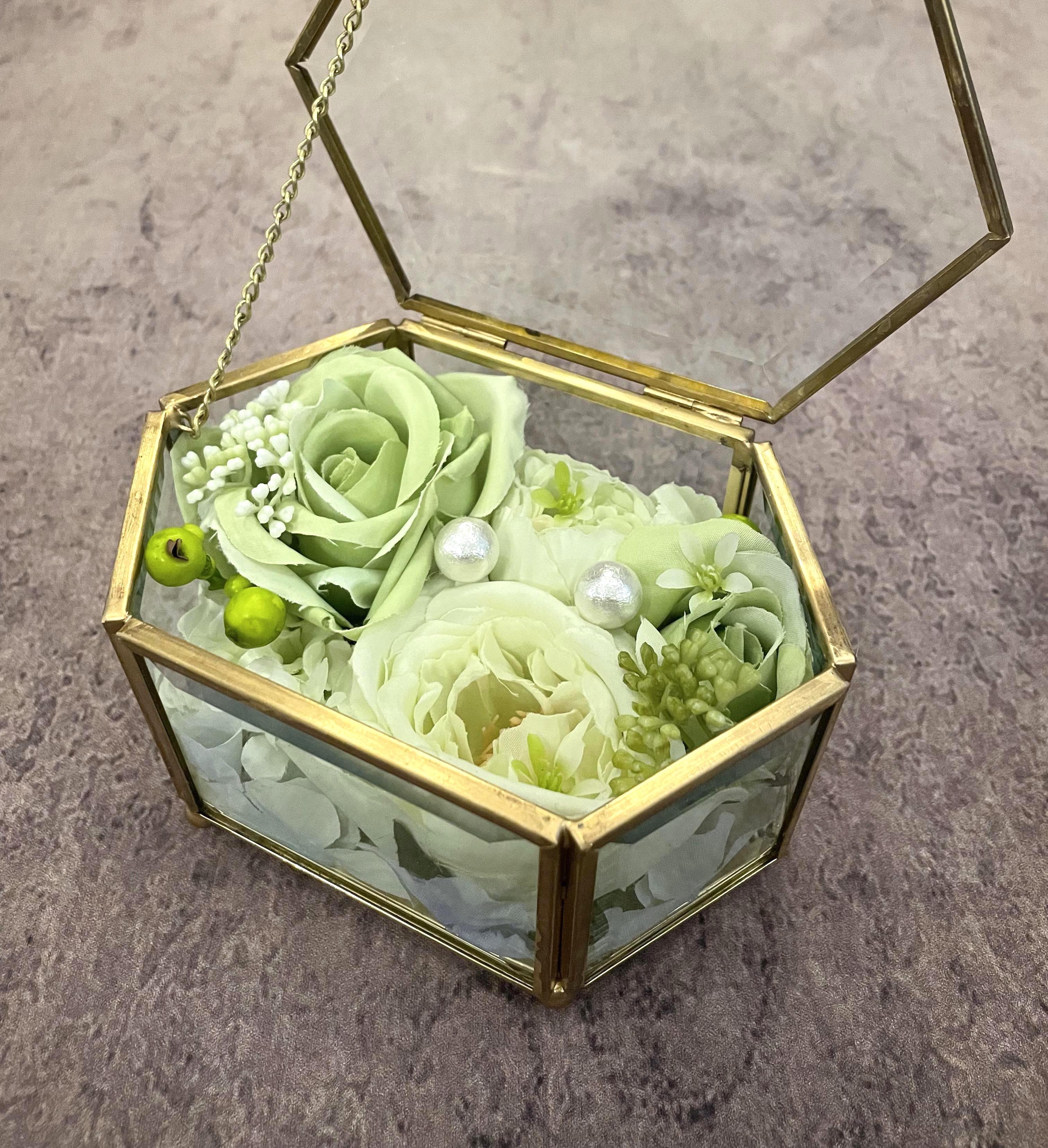 リングピロー　グリーンブルームmedium