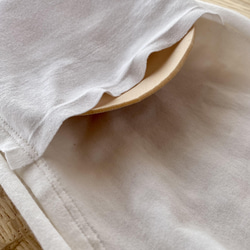 【生成り】草木染めブラ　オーガニックコットン　femcare　しめつけない　綿　ブラ 7枚目の画像