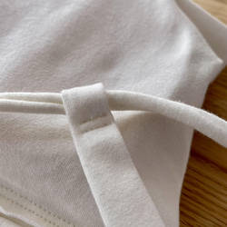 【生成り】草木染めブラ　オーガニックコットン　femcare　しめつけない　綿　ブラ 8枚目の画像