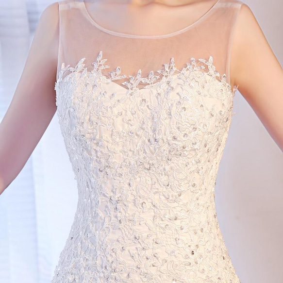 ウェディングドレス マーメイド ドレス バスト ウエスト ヒップ