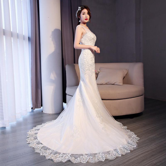 ウェディングドレス マーメイド ドレス バスト ウエスト ヒップ