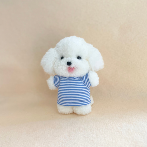 トイプードル　ビションフリーゼ　テディベア　ぬいぐるみ トイプードル ビションフリーゼ テディベア ぬいぐるみ プードルカット