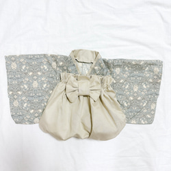 ベビー袴 鷹✕ベージュ ベビー服 yu_yu 通販 15666877｜Creema(クリーマ)