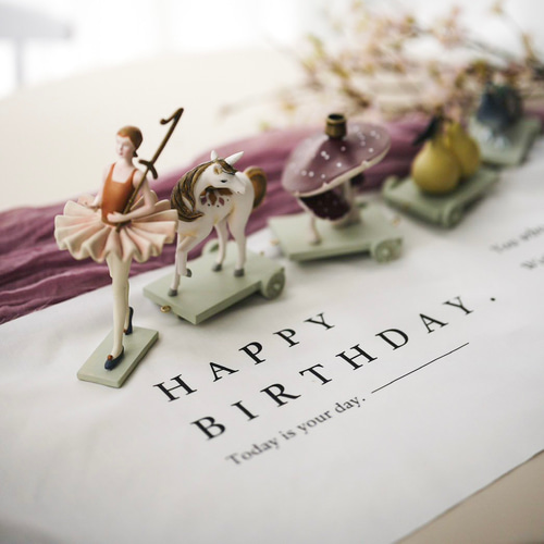 バースデータペストリー 横長 シンプル type F その他インテリア雑貨