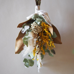 ドライフラワー バンクシアとキウイつるのスワッグ ドライ