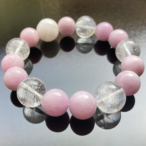 大珠15mm アゾゼオ アゼツライト*ヒマラヤ マニカラン水晶  