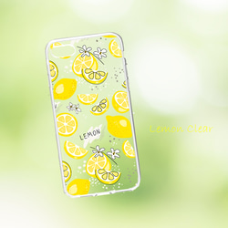 アップルレモン⭐︎ 名入れ可ハードケース】レモン Clear ＊ iPhone・Android