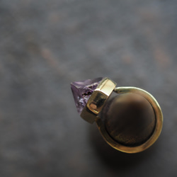 goethite in amethyst brass ring (nirabana) 11枚目の画像