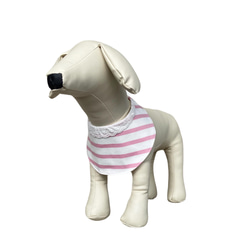 クールバンダナ 保冷剤ポケット付きの犬猫クールネックスタイ(ピンク) 7枚目の画像