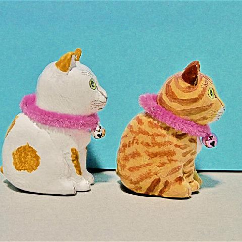 アンティークな猫の温度計　猫の置物　黄色　黄土色（おうどいろ）　レア　希少 Amazon.co.jp: 風水で開運 陶器の置物 金運 MONEY来 ねこ貯金箱