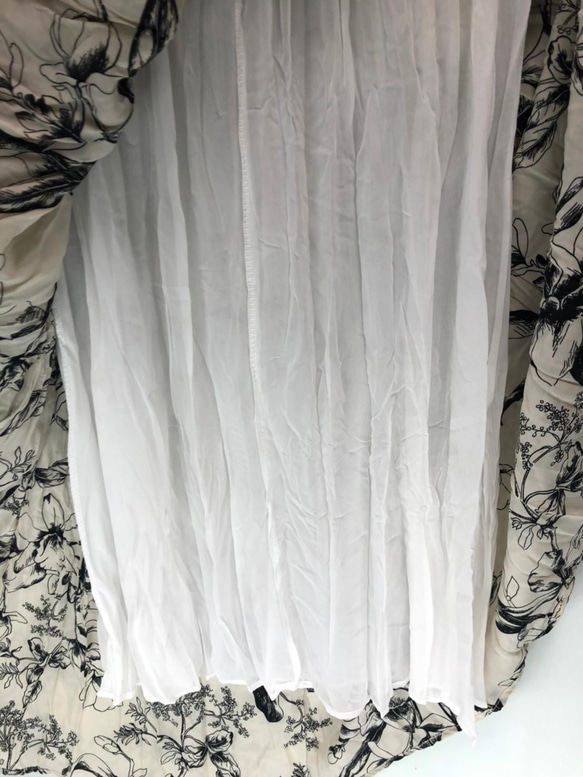 フラワープリント マキシスカート 6枚目の画像