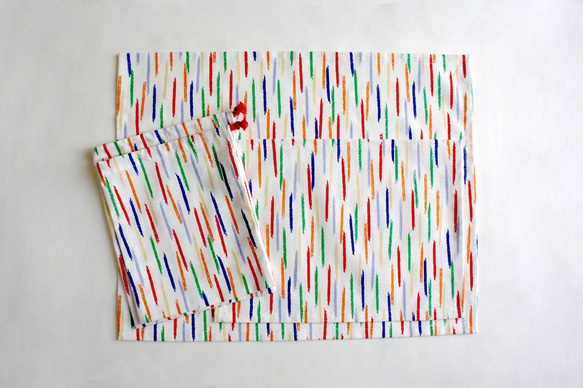 クレヨン模様のランチョンマット (40×50) 5枚目の画像