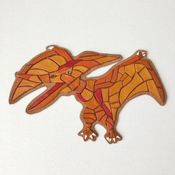 ■送料無料■ Leather Picture   - Pteranodon - 3枚目の画像