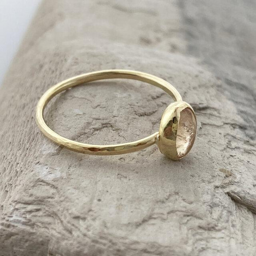 インペリアルトパーズ◇K18イエローゴールドリング◇＃14 指輪・リング