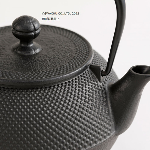 公式】岩鋳 南部鉄器 鉄瓶 7型アラレ IH対応（内面釜焼） その他調理