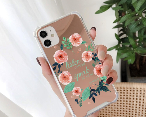 スマートフォンケース★iPhone12/12 Pro★ローズゴールドカラー スマートフォンケース☆iPhone12/12 Pro☆ローズゴールドカラー