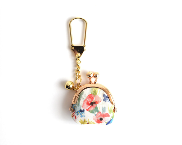 Tiny kiss lock purse keychain Liberty "Felda" UK [153] 第1張的照片