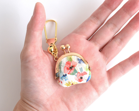 Tiny kiss lock purse keychain Liberty "Felda" UK [153] 第3張的照片