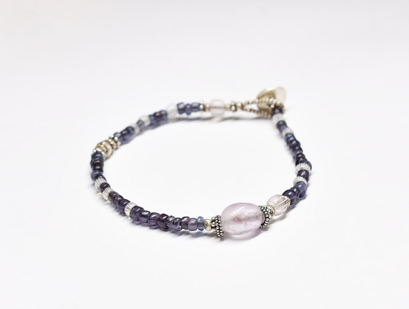 古紫水晶和醋栗的氣息，紫色混合古色古香的珠子 第3張的照片