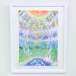 blue shape＊絵画 原画 抽象画 テクスチャーアート 海 夏 現代アート