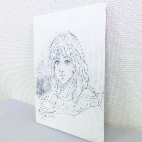 原画 女神のデッサン 2面（タイトルなし） イラストボード21×29