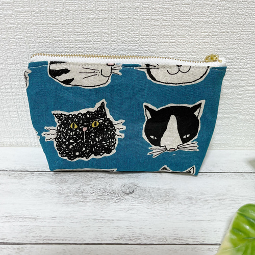 ねこ ミニポーチ ポーチ POKO-SUN 通販 13759665｜Creema(クリーマ