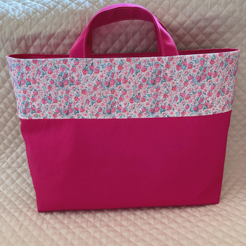 レッスンバッグ　入学　入園　リバティ　アシュテッド 現品限り》リバティ入園グッズ レッスンバッグ【アシュテッド】 - and