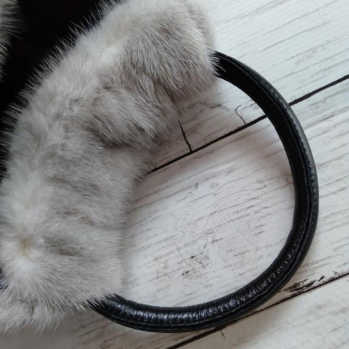 new antique fur ¶ ☆受注生産☆サファイアミンクリボン付きグラニー
