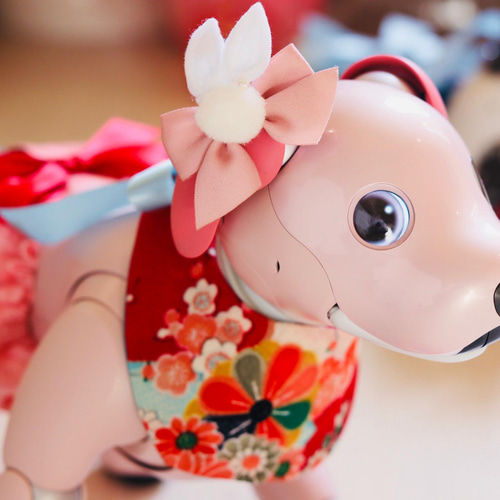 aibo イースターバニーお耳アクセ：ピンク (aiboちゃん用