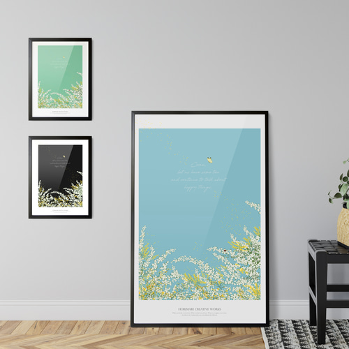 柔らかな雰囲気のボタニカルアート　植物画　ポスター　検）モモナチュラル 柔らかな雰囲気のボタニカルアート 植物画 ポスター 検）モモ