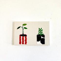植物系列織物面板 100 日元植物 第1張的照片