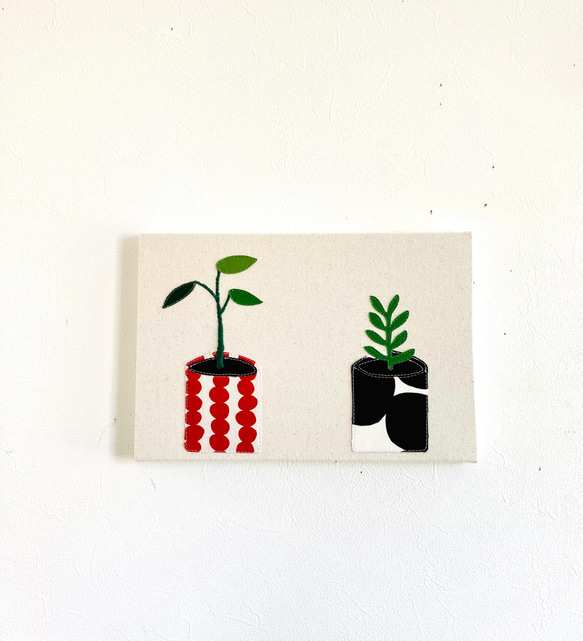 植物系列織物面板 100 日元植物 第1張的照片