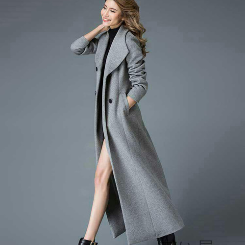 ロングアウター マキシ丈 マキシコート 超ロングコートレディース 無地